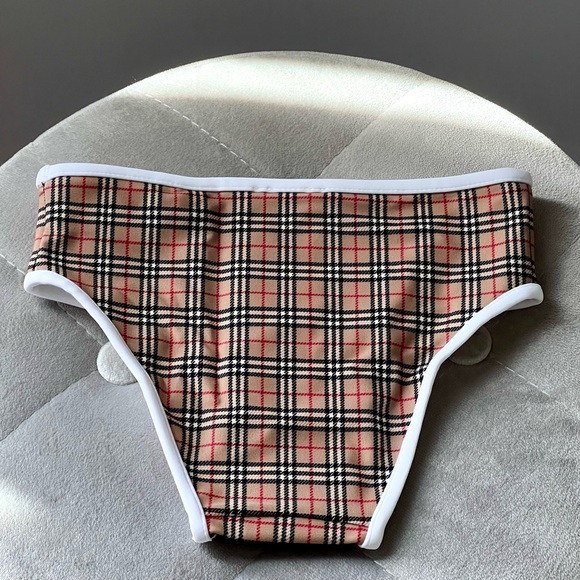 Burberry Check Bikini in Archive Beige - Picture 6 of 12